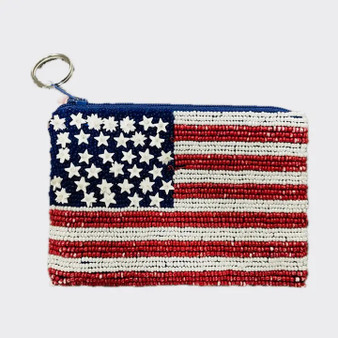 USA Flag Coin Purse