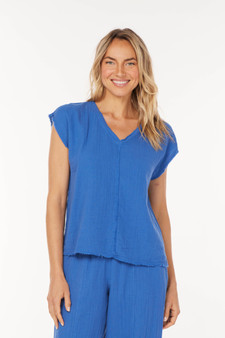 Short Dolman Slv Vnk Top