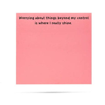 Worrying About Things Sticky Notes