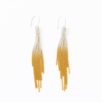 Ivy Mixed Metal Tassel Earrings