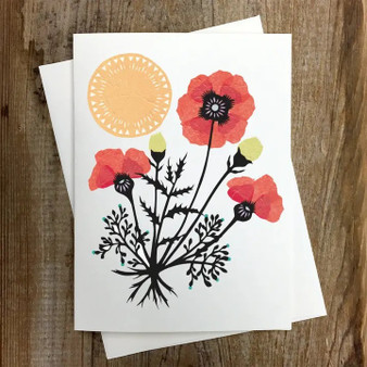 Spring Flowers Greeting Card