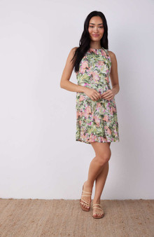Sleeveless Tiered Mini Dress