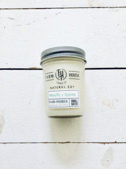 Candle Jar - White Fir + Cypress