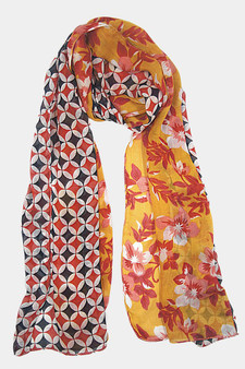 Scarf Floral Diamond