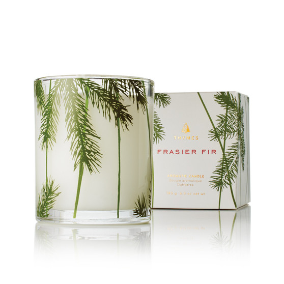 Frasier fir candle - pine needle design