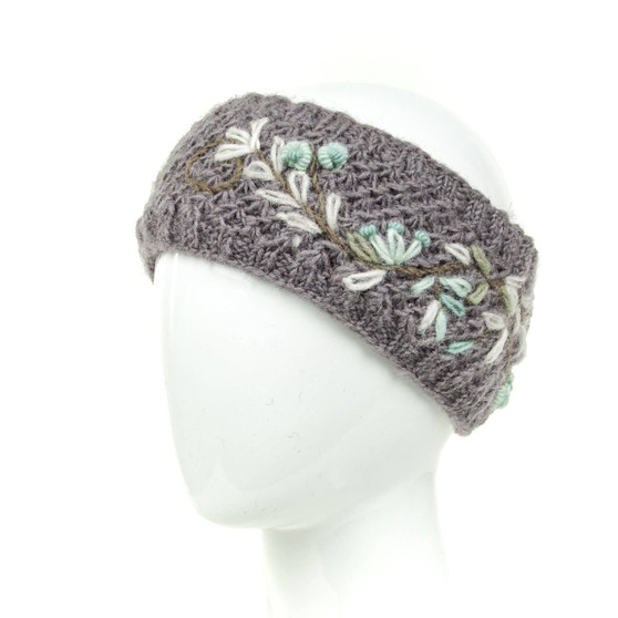 Naomi headband by Lost Horizons - knit in Nepal