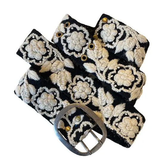 Two Tone Belt - Black