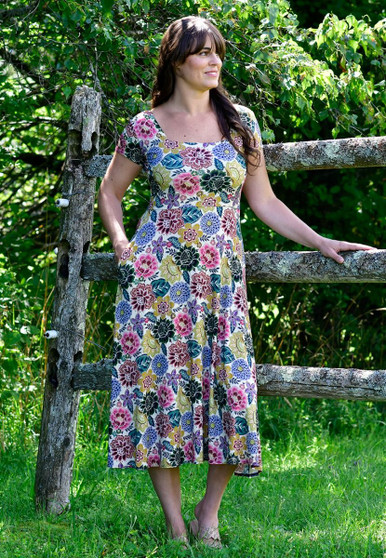 Brigitte Dress Retro Floral
