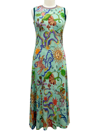 T38825-5  Johnny Was Janie T dress - Kayla print