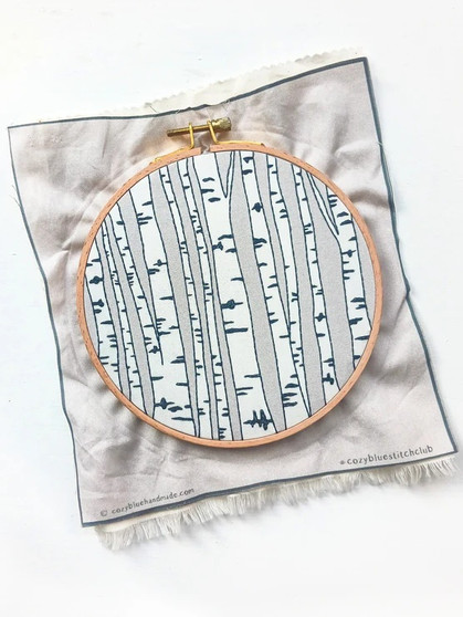 Embroidery Kit - Birch Forest