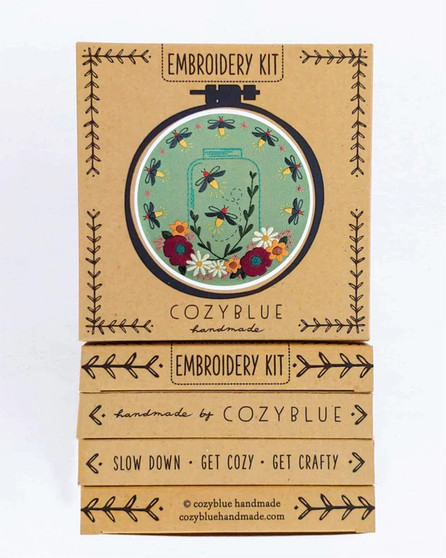 Embroidery Kit - Fireflies