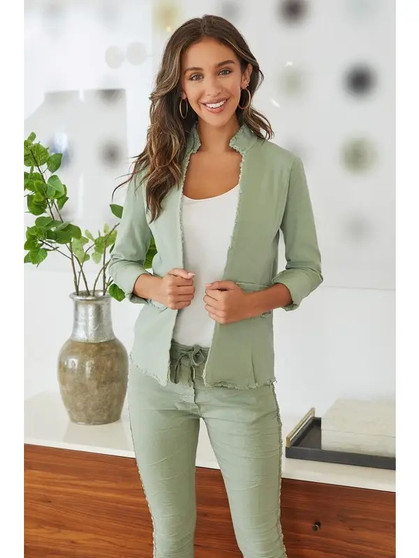 Fringe Hem Jacket