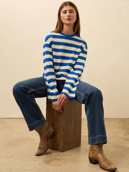 Sunwashed Slub L/S Retro Tee