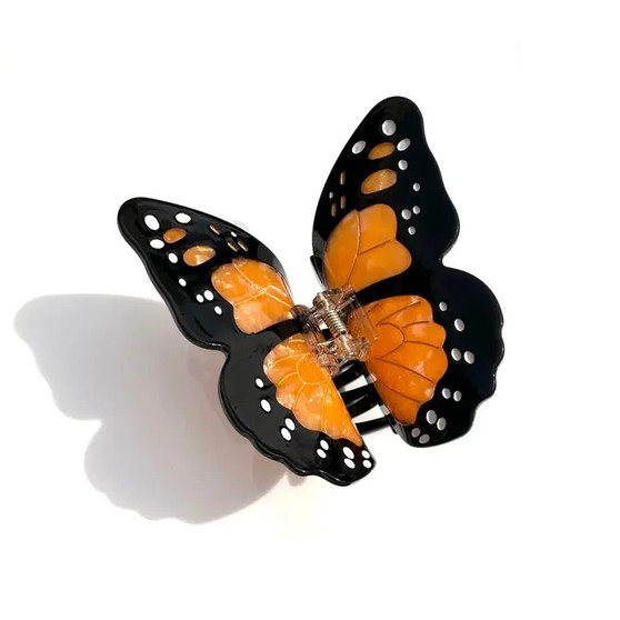 Monarch Butterfly Claw Clip