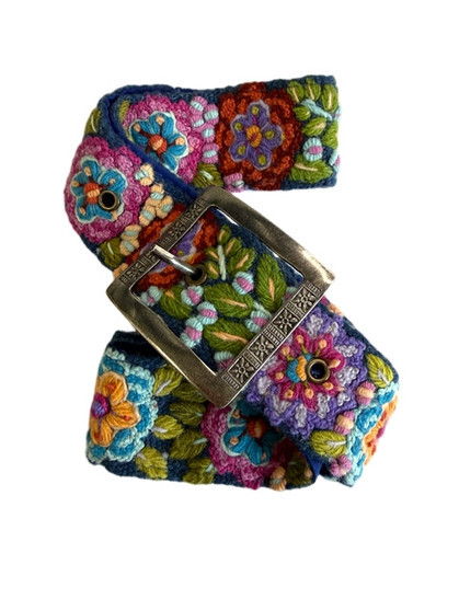 Matilda embroidered belt by Tey-art