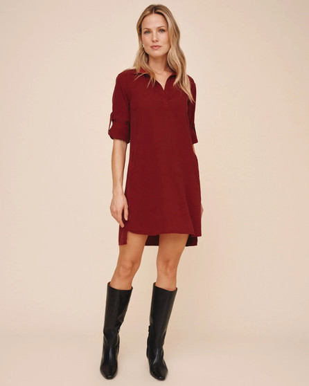 A Line Shirt Dress