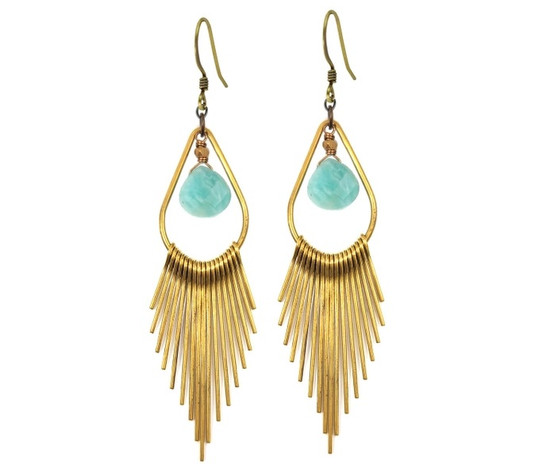 Metal Fringe Earrings