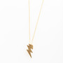 Brass lightening Necklace