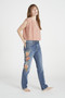 Kelly Embroidered Jeans - Maui