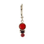 Baked beads earring E1238