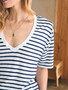 Ahoy Stripe linen tee from Faherty brand