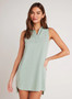 green sleeveless dress by bella dahl