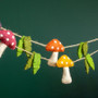 Felt Garland - Mushroom