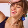 Amanda Flower Dangle Earrings