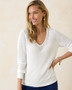 Tommy Bahama Cedar Linen Vneck sweater