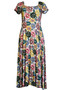 Brigitte Dress Retro Floral