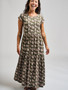 Tiered Mara Dress Leopard