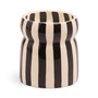 Black Striped Cabana Candle