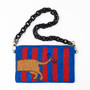 Ink + Alloy Beaded Handbag Dog