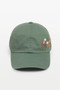 Flower Side Embroidered Baseball Cap