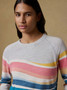 Sunwashed Slub Crewneck Soleil Waves