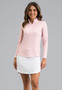 Landon Stripe II Mock Zip Neck