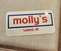 Molly's Logo Sticker 1" x 2"
