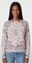 J Society Bandana Print Sweater, Petal 23146