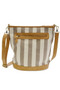 Awning Stripe Bucket Canvas Bag