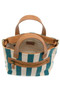 Capri Awning Stripe Mini Canvas Tote