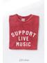 Support Live Music Tee