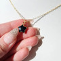 Black Onyx Star Choker
