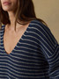 Miriamar Linen Deep V Sweater