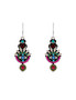 Heart w/ Evil Eye Long Drop Earring