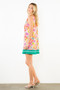 Sleeveless Split Neck Dress