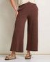Chaka Wideleg Pant Texture - Chestnut