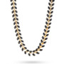 Artemis Black Gold Plated Enamel Arrow Necklace
