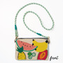 Leila Mixed Fruit Seed Bead Clutch
