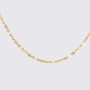 Nina Delicate White Enamel Satellite Chain Necklace