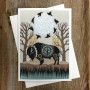 Round the Sun Greeting Card